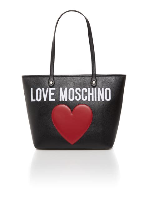 moschino black tote large handbag.